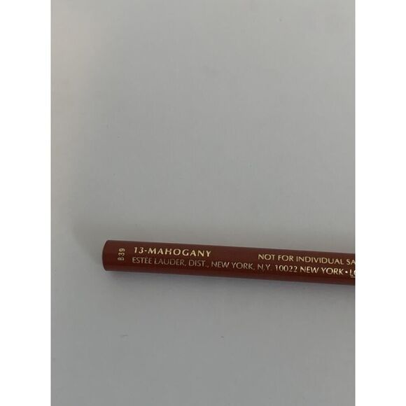 Estee Lauder VTG lip Defining Pencil Mahogany NEW Red Brown 13 Liner retired - Picture 5 of 5